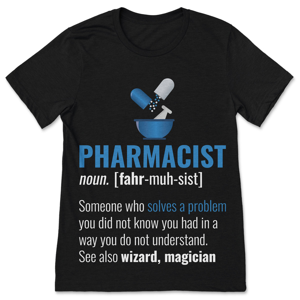 Pharmacist Definition Shirt Funny Pharmacy Day T-Shirt product image 1