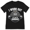 Raccoon Gym Weight Training I Work Out So I Can Eat Garbage product image 1