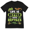 Life Is Better With Reptiles Snake Lizard Gecko Turtle product image 1