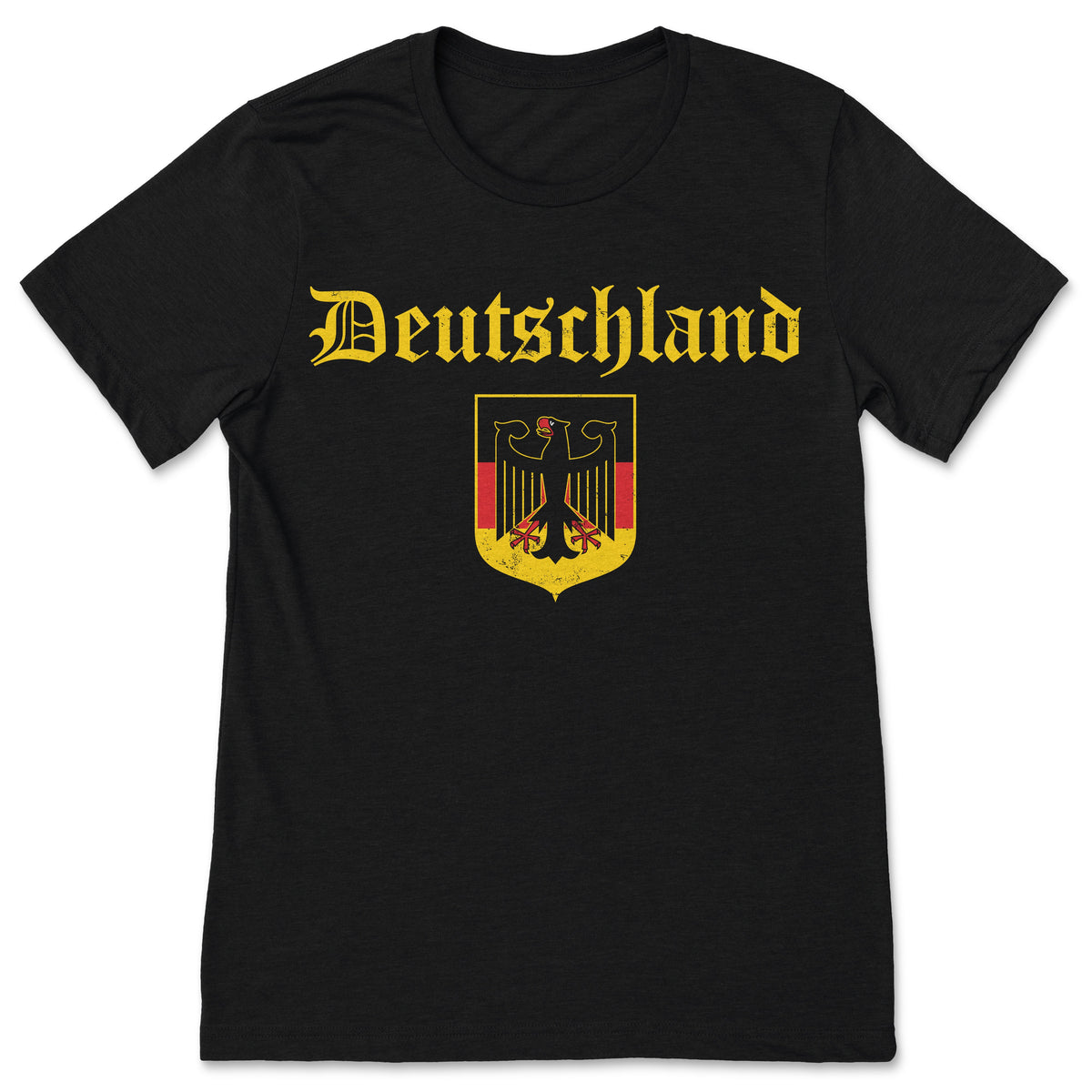 Deutschland Germany Flag Coat Of Arms Eagle Banner Vintage product image 1