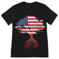 Morocco Dual Citizen American USA Flag Gift T-Shirt product image 1