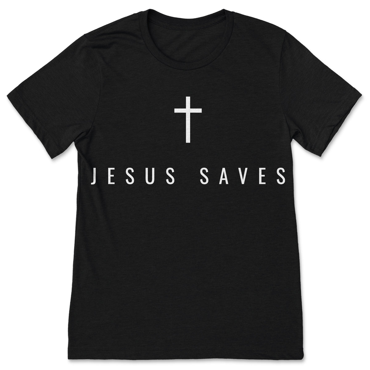 Jesus Saves Cross Shirt Subtle Christian Faith Graphic Tee product image 1