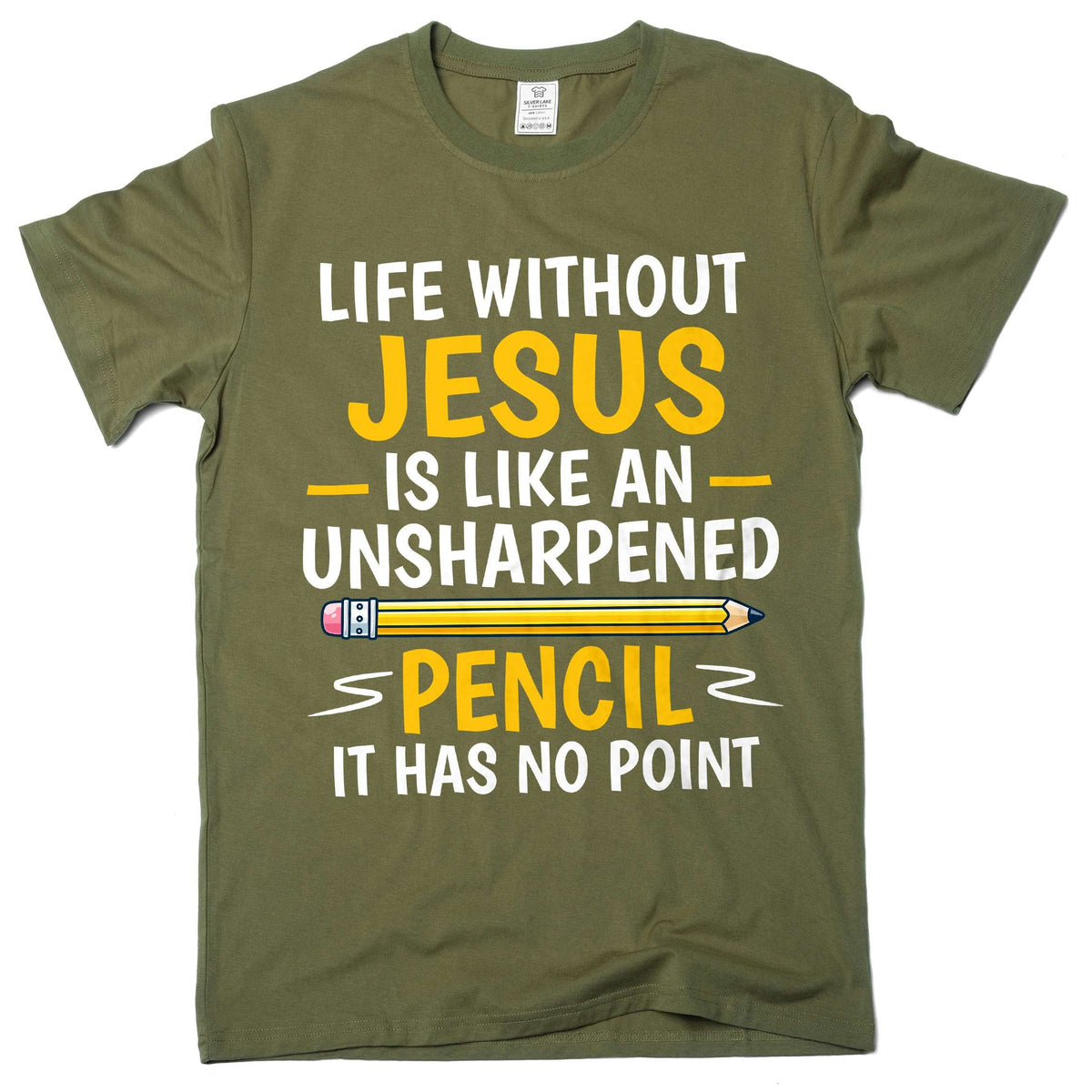 Men's Life Without Jesus T-shirt Christian Gifts Religious product image 4