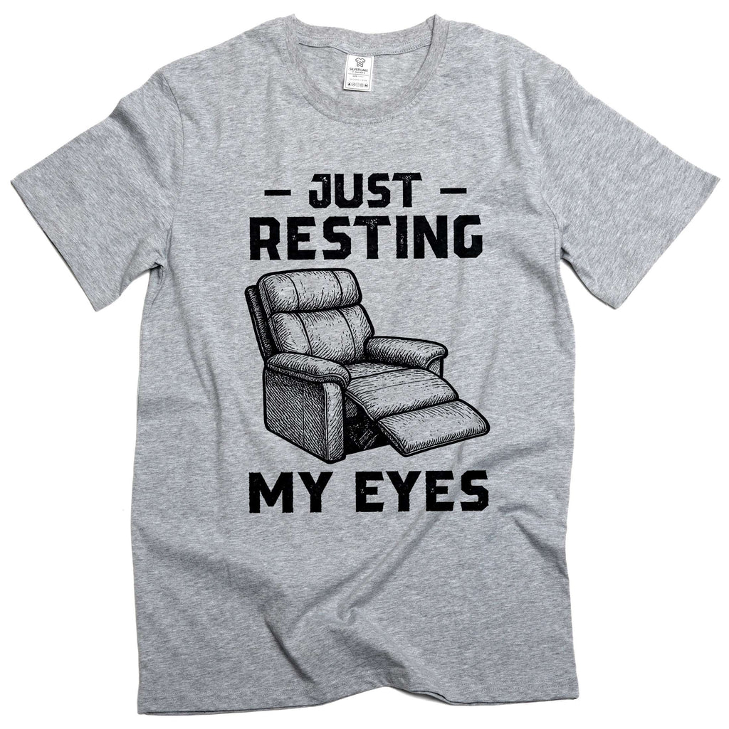 Men's funny father's day Just resting my eyes T-shirt product image 5