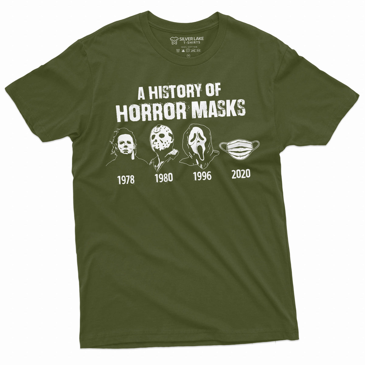 A History Of Horror Masks Shirt Halloween Movie Inspired product image 4