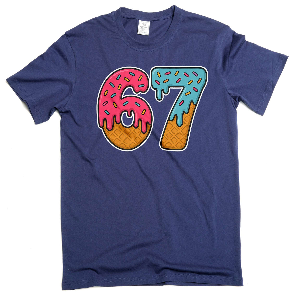 Men's Funny Six Seven 67 Internet meme T-shirt school product image 4