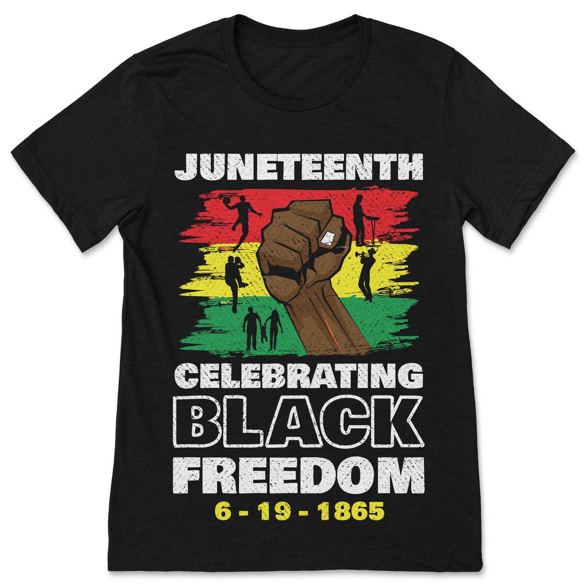 Juneteenth Celebrate Black Freedom T-Shirt, African product image 1