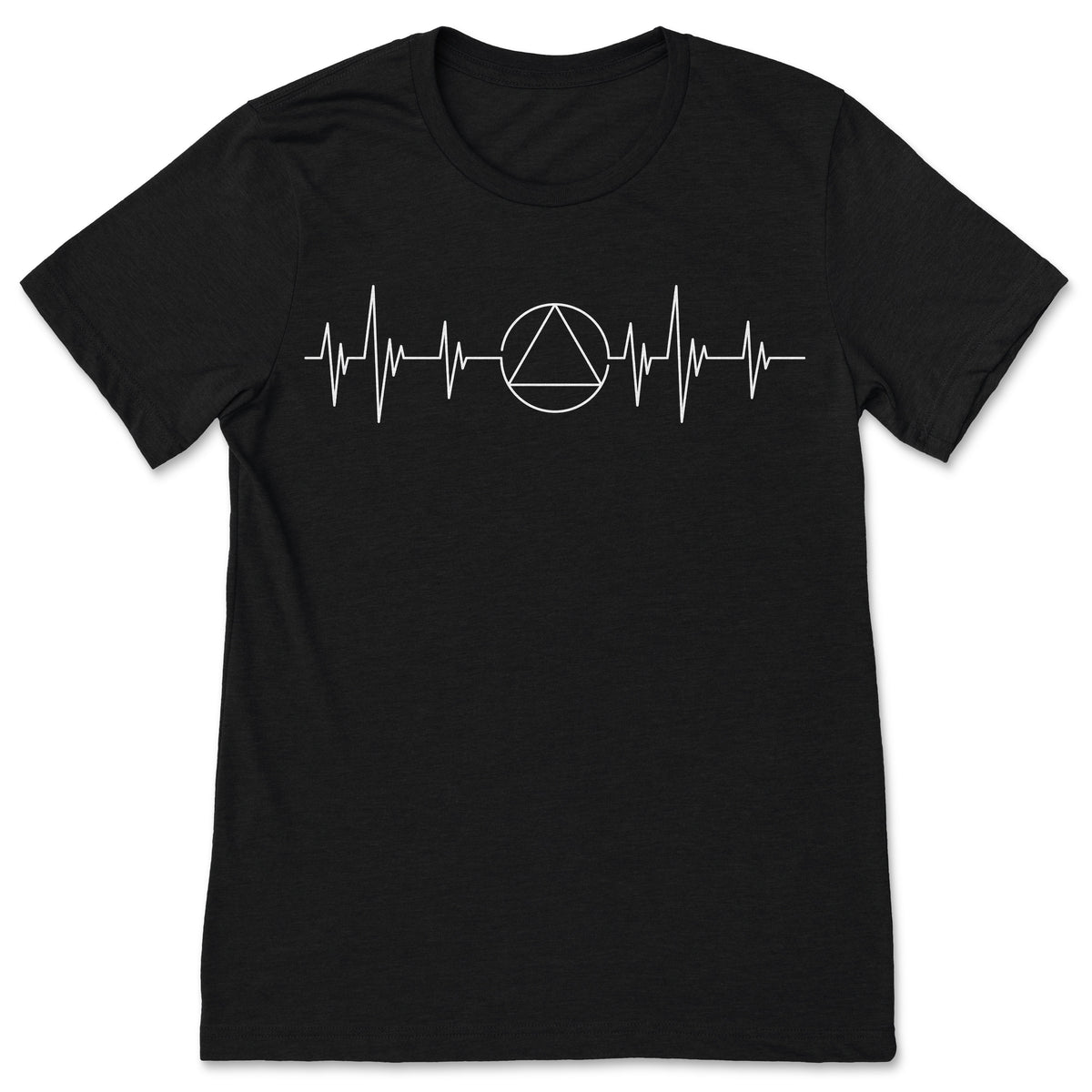 Sobriety Heartbeat Shirt Recovery AA NA Tee Sober Lifestyle product image 1