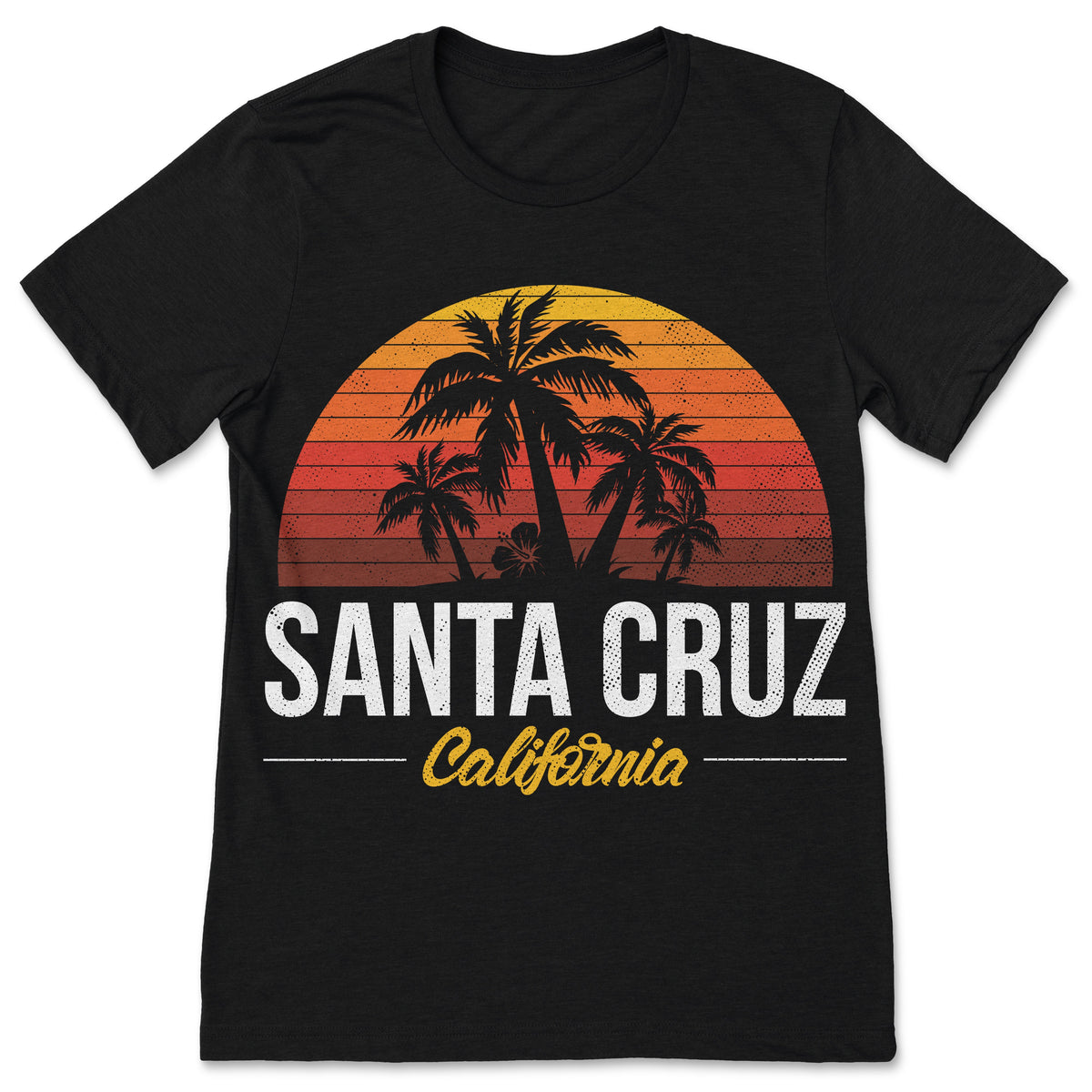 Santa Cruz City California Vintage Gift T-Shirt, Surfing product image 1