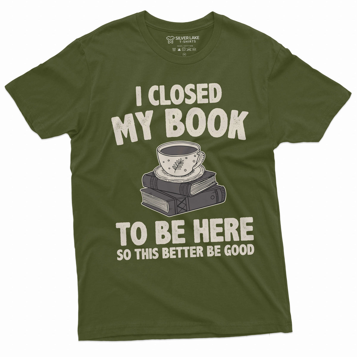 I closed my book T-shirt funny reading gift tee shirt back product image 4