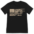 Fishing American Flag USA Vintage T-Shirt, Fisherman Gifts product image 1