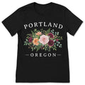 Portland Oregon Women Rose Flower Gardeners T-Shirt Floral product image 1