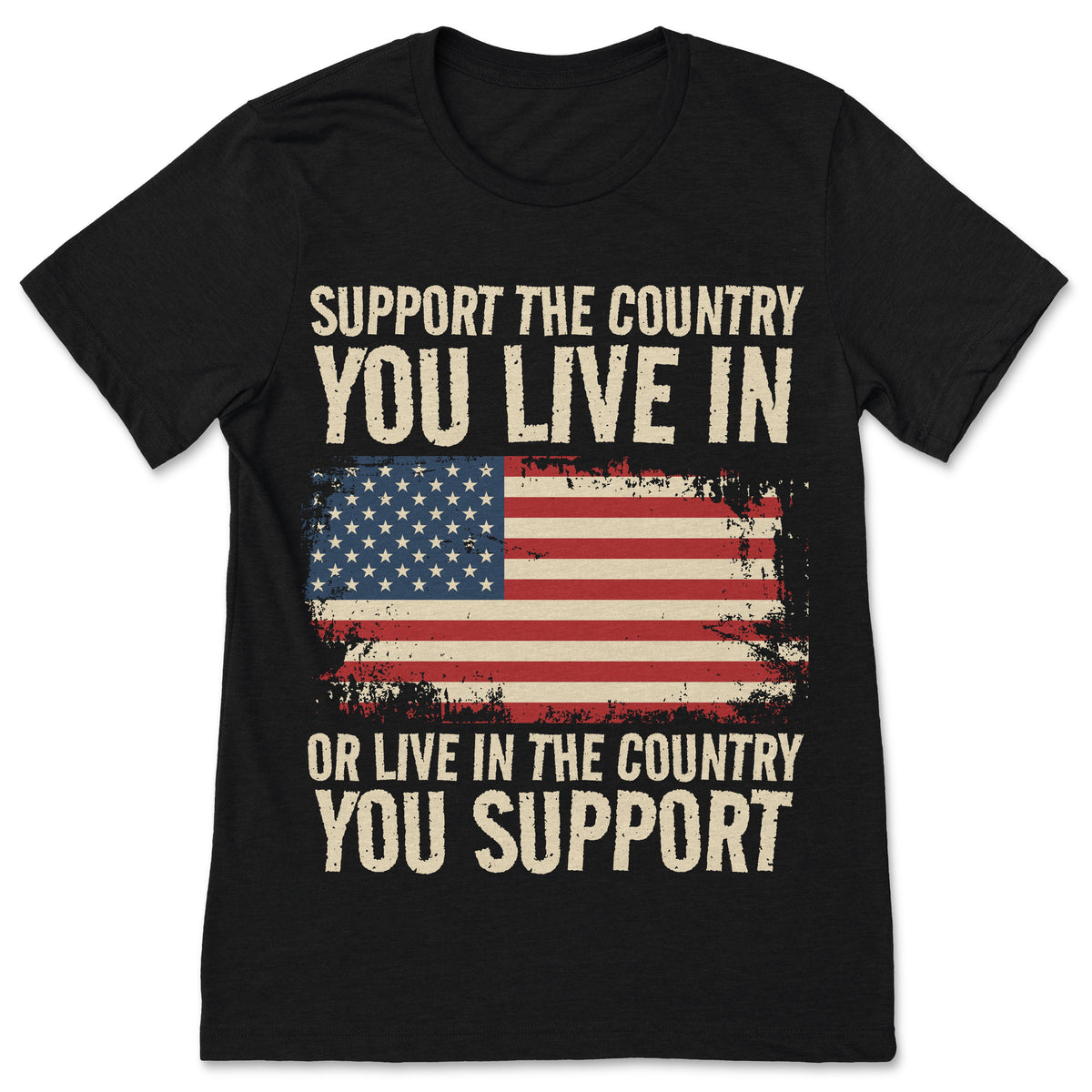 American Flag Shirt Support The Country You Live In product image 1