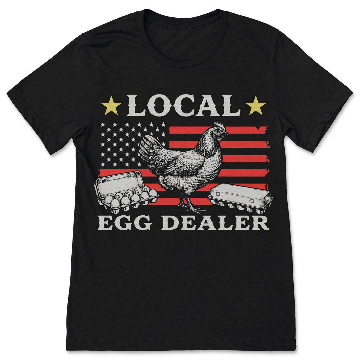 Local Egg Dealer Chicken T Shirt Funny Farmer Hen Lover product image 1