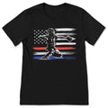 Baseball Catchers Sports US American Flag T-Shirt, Player product image 1