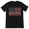 American Flag Patriotic Train Railroad Vintage T-Shirt product image 1