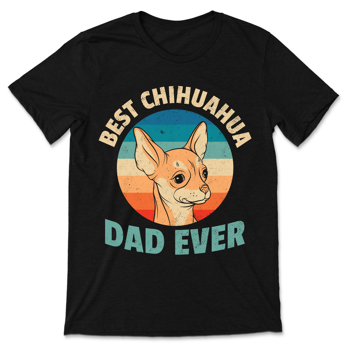 Best Chihuahua Dad Ever Vintage Cute T-Shirt, Chiwawa Dog product image 1