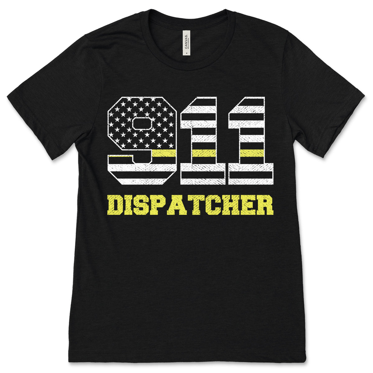 911 Dispatcher Thin Yellow Line Dispatch Funny T-Shirt product image 1