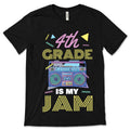 4th Grade Is My Jam Retro Vintage 80s Boombox Teacher product image 1