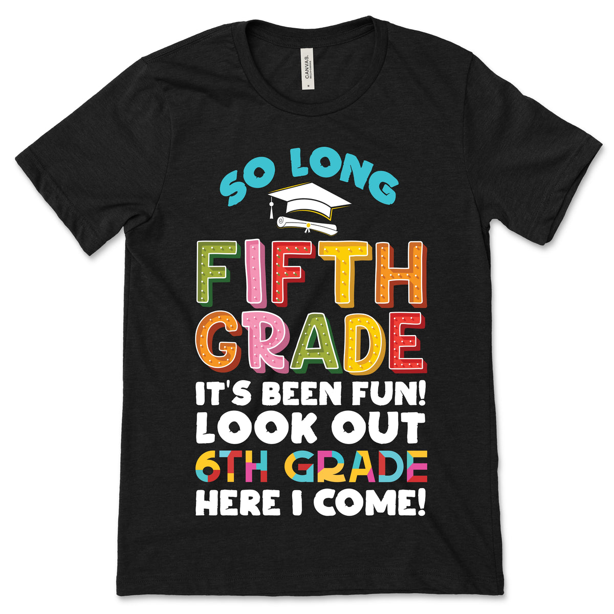 5th Graduation Grade Class School Graduate Gifts T-Shirt product image 1