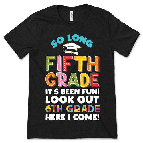 5th Graduation Grade Class School Graduate Gifts T-Shirt product image 1
