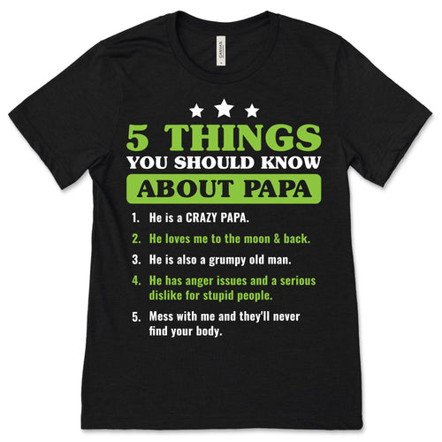 5 Things You Should Know About My Papa Grandfather Grandpa product image 1