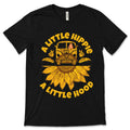 A Little Hippie A Hood Sunflower Peace Shirt, Vintage Retro product image 1