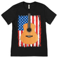Acoustic Guitar American Flag Guitars Guitarist Player Gift product image 1