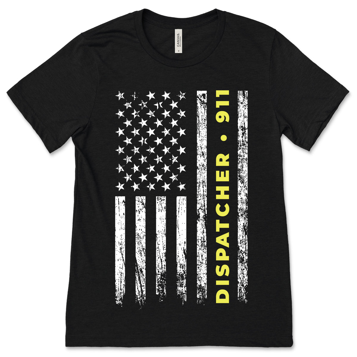 911 Dispatcher Thin Yellow Line Dispatch Funny T-Shirt product image 1