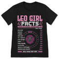 Leo Girl Lion Horoscope Zodiac Astrological Sign T-Shirt product image 1