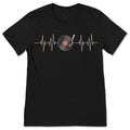 Vinyl Record Heartbeat T-Shirt Music Lover DJ Retro Audio product image 1