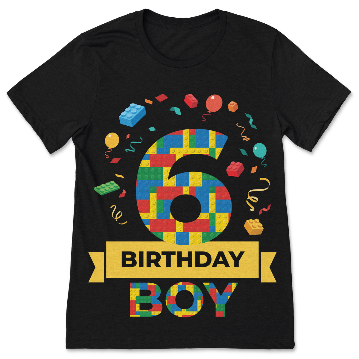 6 Birthday Boy 6th Years Old Sixth Six Master Builder product image 1