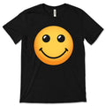 70s Yellow Smile Face Shirt Cute Happy Vibe Peace Smiling product image 1