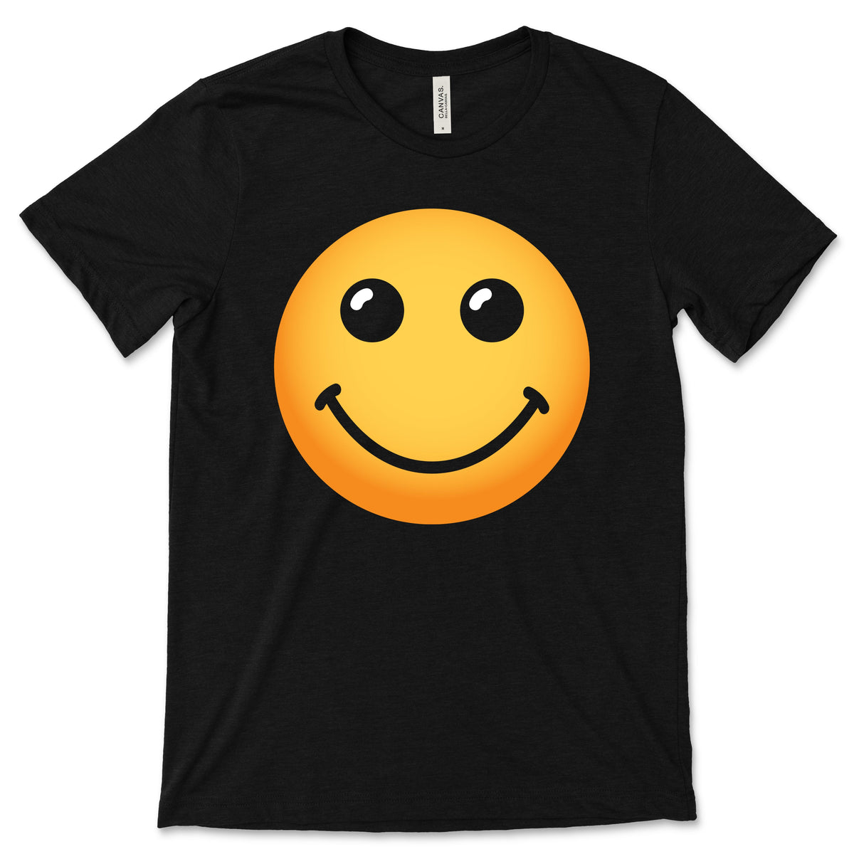 70s Yellow Smile Face Shirt Cute Happy Vibe Peace Smiling product image 1