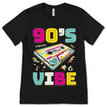 90s Old School Vibes Funny Cassette T-Shirt, Vintage Retro product image 1