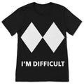 I'm Difficult Ski Slope T-Shirt Funny Skier Graphic Tee product image 1