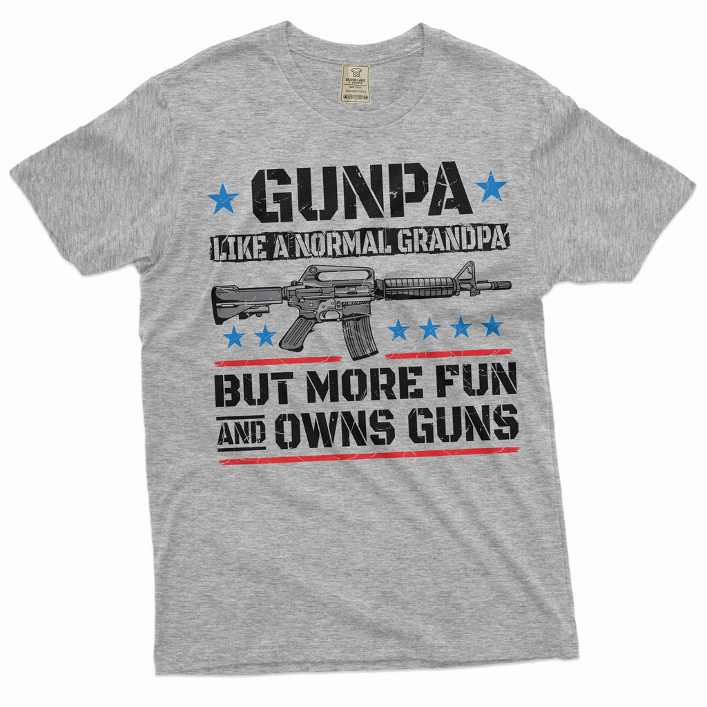 Men's Gunpa Shirt Grandpa Gun Tee Grandfather AR-15 2nd product image 5