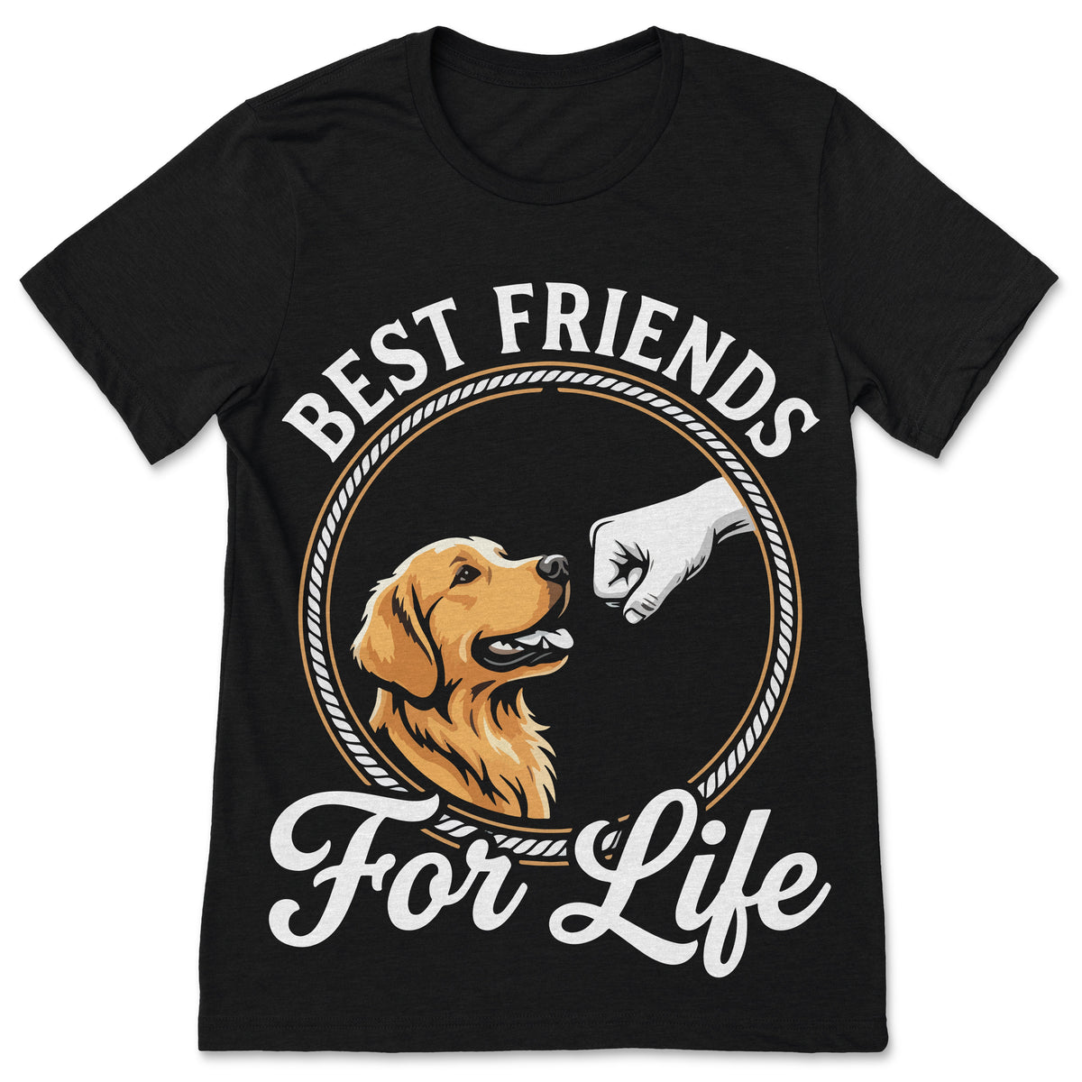 Golden Retriever Friends For Life T-Shirt Dog Lover Gift product image 1