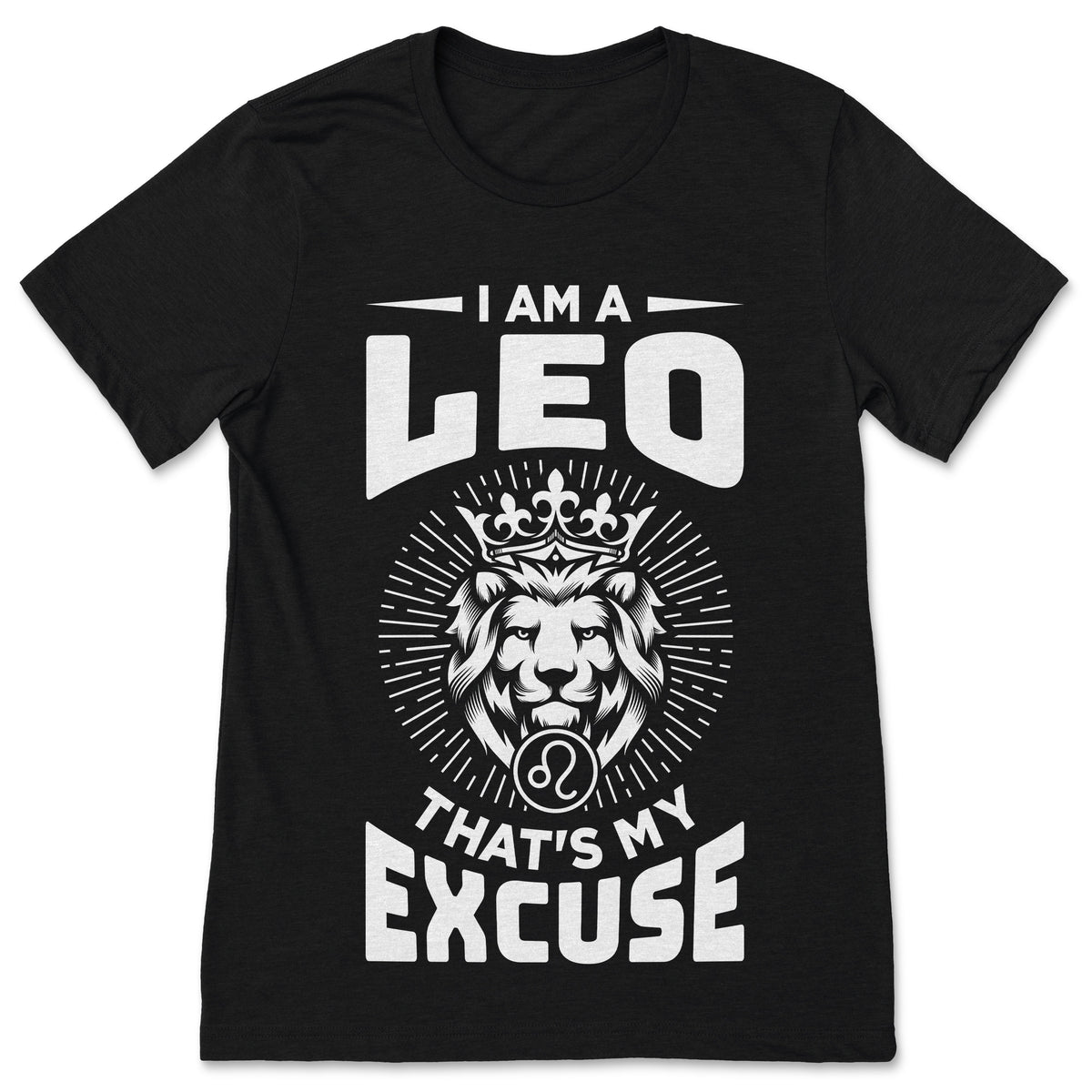 Leo Lion Horoscope Zodiac Astrological Sign T-Shirt, Born product image 1