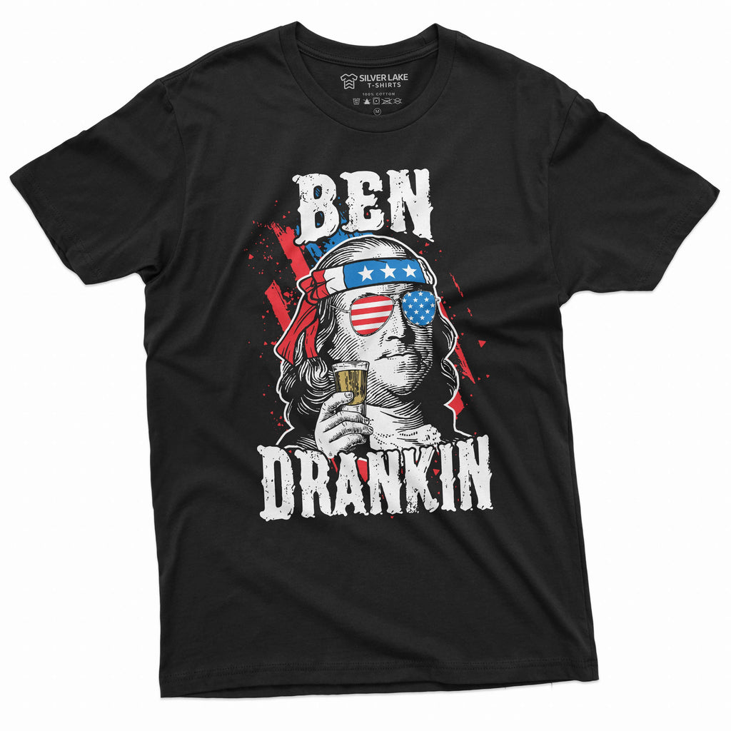 Men's Funny Drinking Ben Drankin Tee shirt Benjamin product image 1
