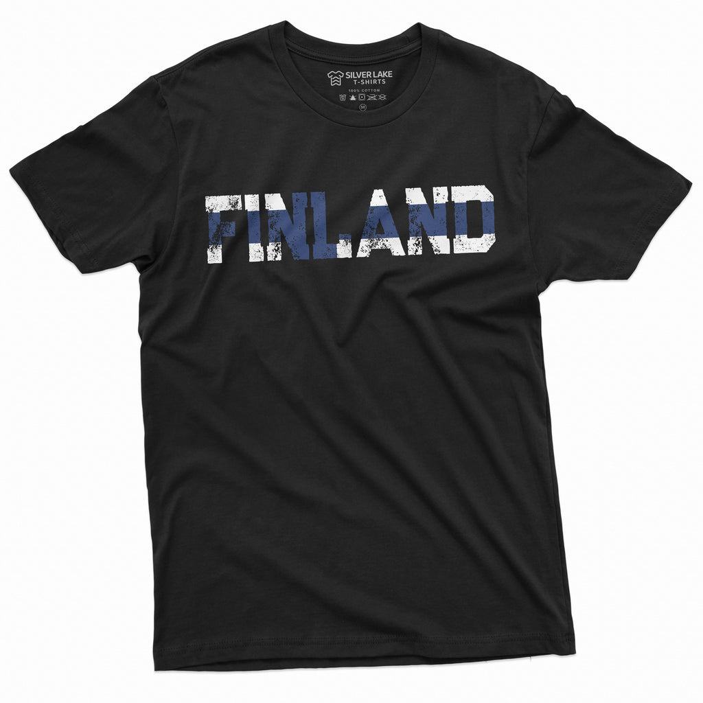 FINLAND T-shirt Suomi Mens Tee Finnish Flag Coat of arms product image 9
