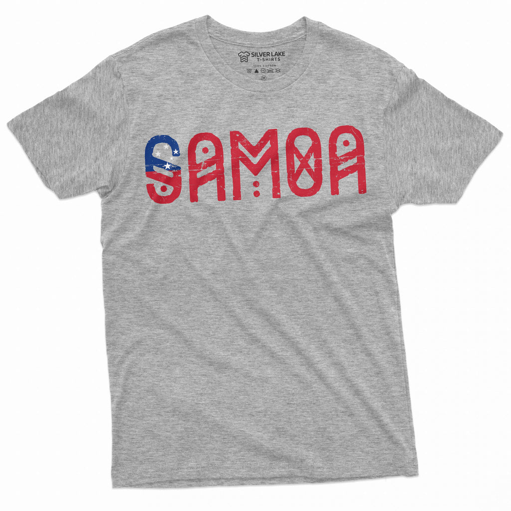 Men's Samoa T-shirt coat of arms of flag patriotic country product image 5