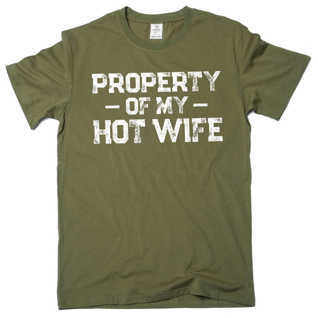 Property of my hot wife Men's T-shirt Valentine's day product image 4