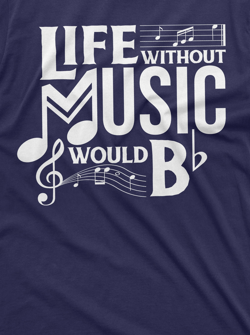 band t-shirt Life without music would be boring Tee Musical product image 2