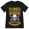 Plumber Plumbing Funny T-Shirt, Plumbers Tools Custom product image 1
