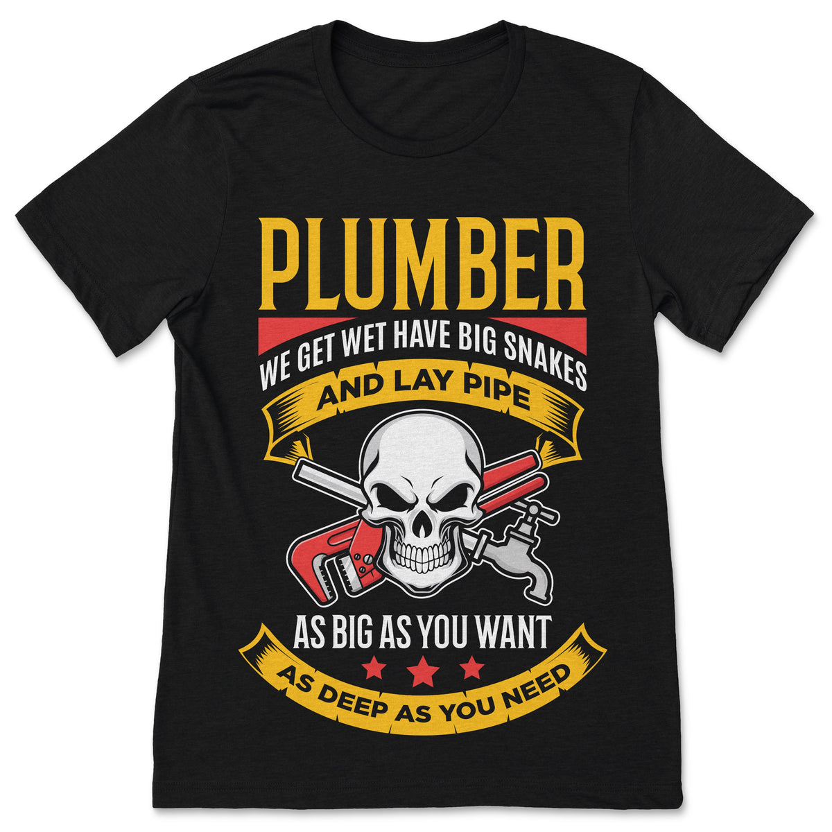 Plumber Plumbing Funny T-Shirt, Plumbers Tools Custom product image 1