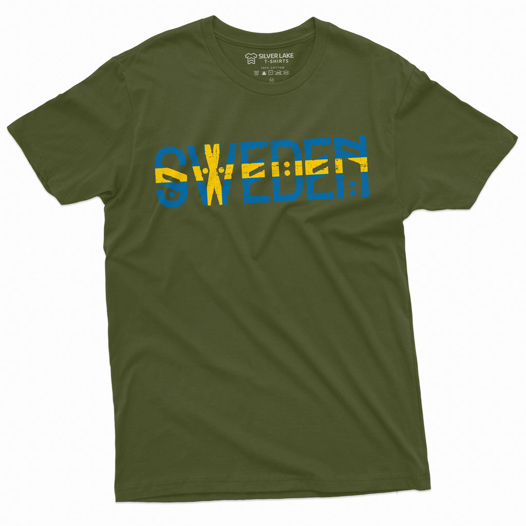 Men's Sweden T-shirt Konungariket Sverige Patriotic Country product image 4