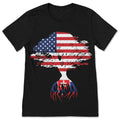American Flag Slovak Roots Slovakia Patriotic Heritage product image 1