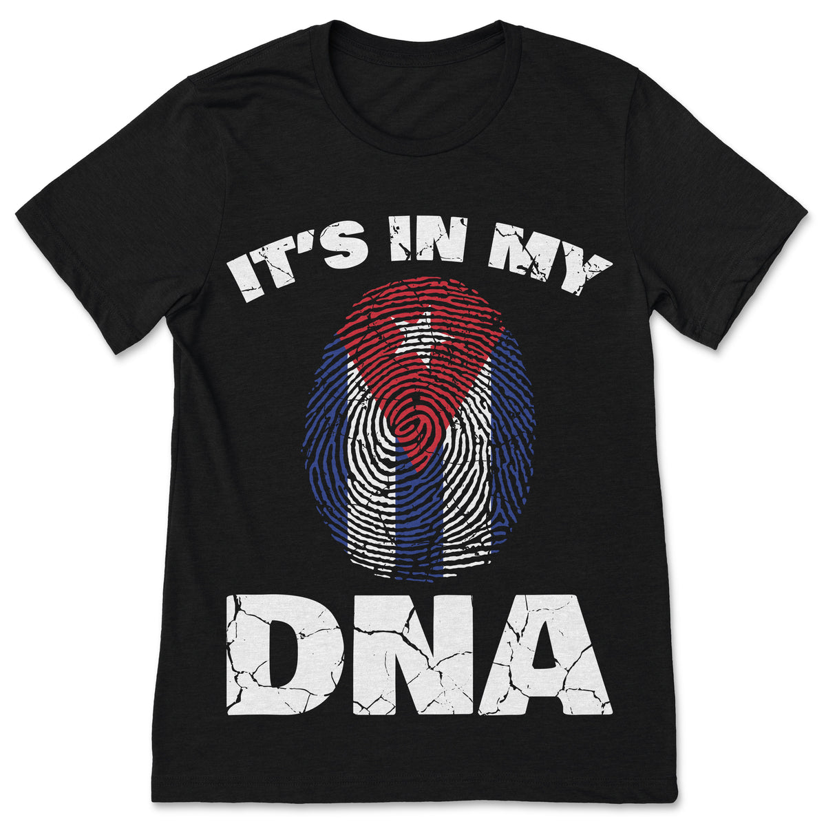 It's In My DNA Cuban Flag Gift T-Shirt, Republic of Cuba product image 1