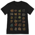 Types Of Snakes T-Shirt Reptile Species Guide Herpetology product image 1